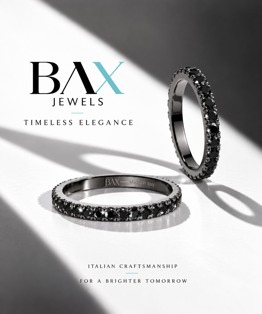 Eternity in oro  black 18kt  e diamanti black