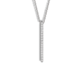 Collier en or blanc 18 ct et diamants 0,20 ct GVS1