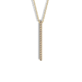 Collana in oro giallo 18kt e diamanti Brown ct 0,20
