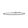 Bracelet en or noir 18 carats et diamants blancs 0,30 ct GVS1