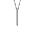 Collana in oro black 18kt e diamanti Brown ct 0,20