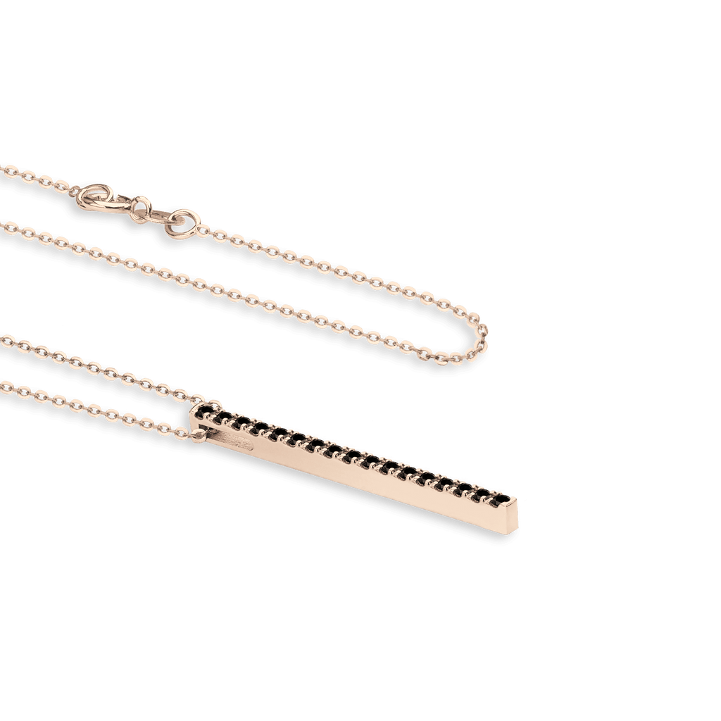 Halskette aus 18kt Roségold mit Rubinen 0,20 Karat