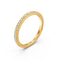 Eternity oro giallo 18kt  e diamanti bianchi  GVS1