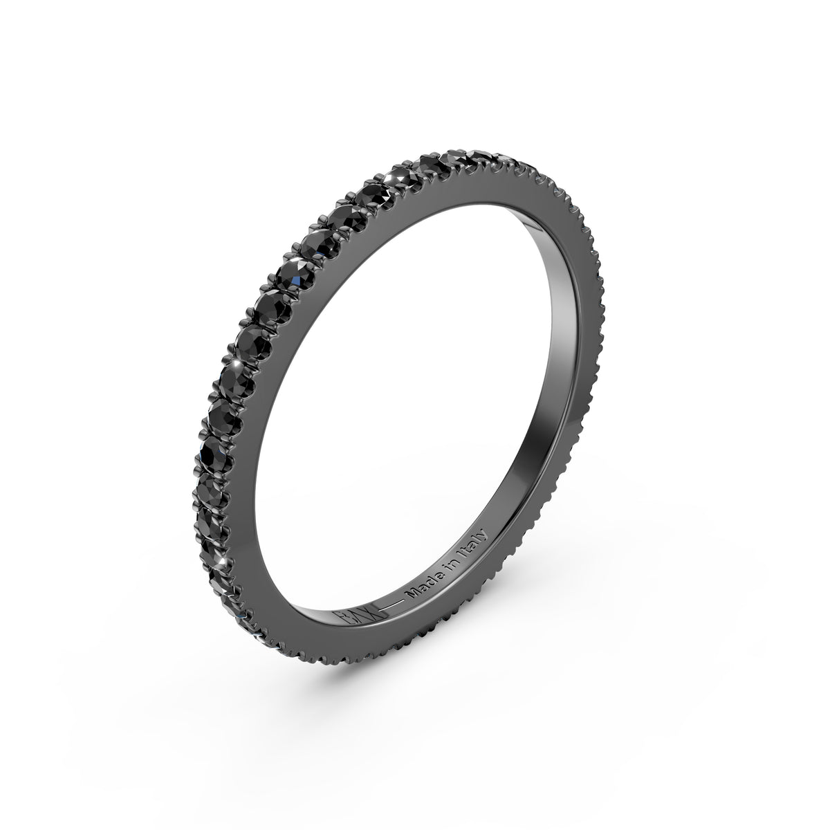 Eternity in oro  black 18kt  e diamanti black