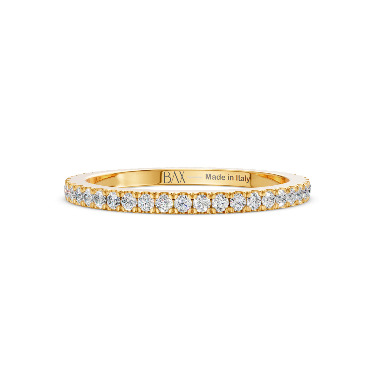 Eternity oro giallo 18kt  e diamanti bianchi  GVS1