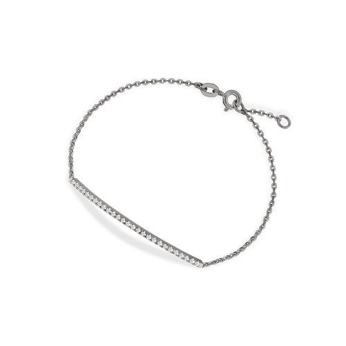 Bracciale in oro black 18kt e diamanti bianchi ct 0,30 GVS1