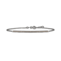 18kt black gold and 0.30 ct brown diamond bracelet